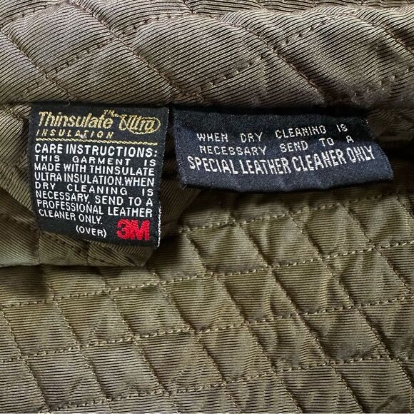 Wilsons Leather M. Julian Trucker Jacket Black Insulated Removable Liner Men’s L - Picture 8 of 8